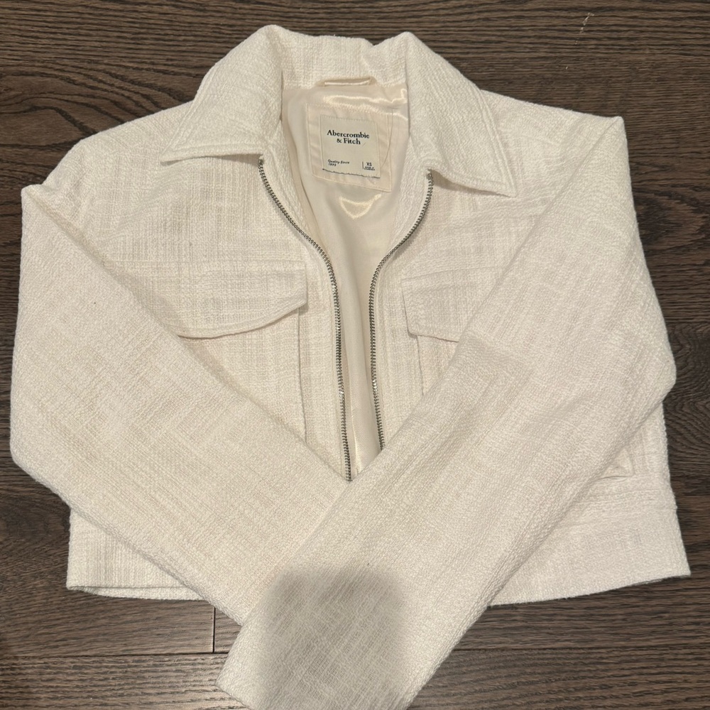 Abercrombie Cropped Tweed Jacket